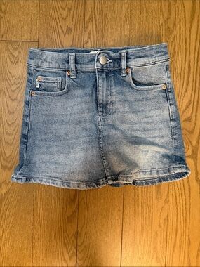 DL1961 Girls Faded Light Blue Denim Skort